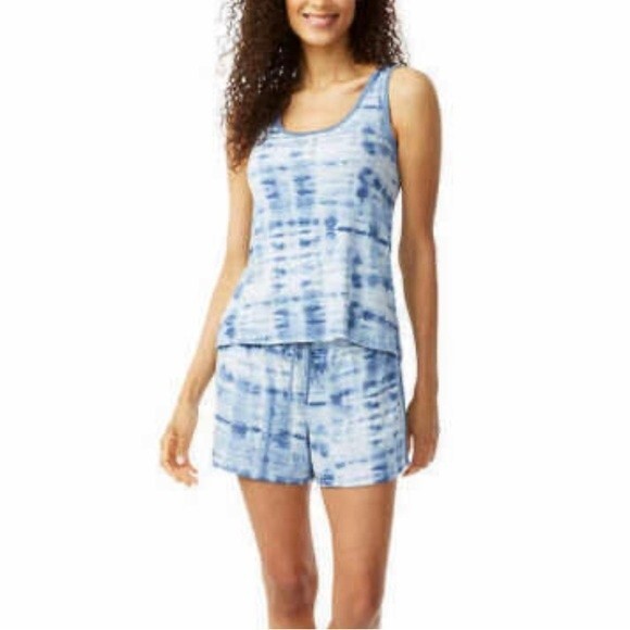 Lucky Brand Blue Tie Dye Tank Top- Super Soft- Size XSmall - Picture 1 of 4